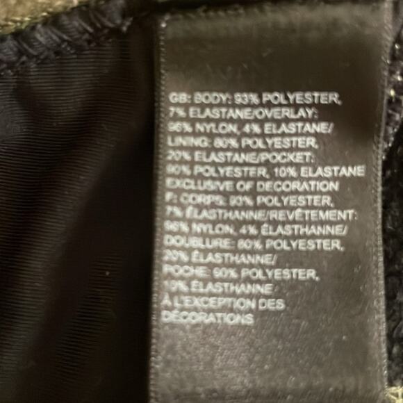 The North Face XL black green leggings athletic outdoor gorpcore sporty casual - Picture 9 of 9